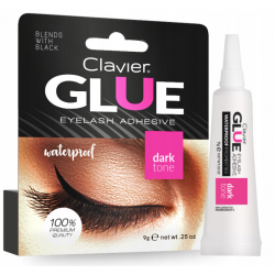CLAVIER Klej do sztucznych rzęs czarny tubka 7 ml