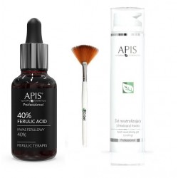 APIS KWAS FERULOWY 40% NEUTRALIZATOR + PĘDZEL
