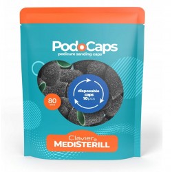 10 x Nakładka Na Frez 10 mm #80 Kapturki Pedicure Clavier