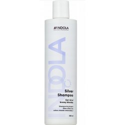 Indola Silver Fioletowy szampon do włosów rozjaśnianych siwych blond 300ml