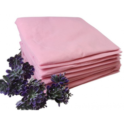 Podkład flizelinowy różowy z gumką 90cm x 220cm 10szt