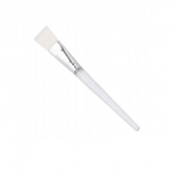 Pędzelek do nakładania masek, alg, parafiny, wosku biały 1szt. J5