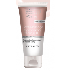 BIELENDA REGENERUJĄCY KREM OLEJOWY DO MASAŻU TWARZY LIFT&GLOW 175 ML