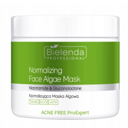 BIELENDA MASKA ALGOWA ACNE FREE PRO EXPERT NORMALIZUJĄCA PUSZKA 160g