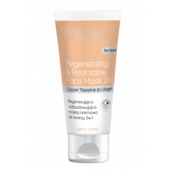 BIELENDA MASKA KREMOWA DO TWARZY 2W1 REGENERACJA I ODBUDOWA LIPID CARE 150ML 