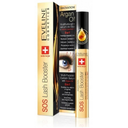 Eveline Cosmetics Sos Lash Booster With Argan Oil 5in1 serum do rzęs 10ml