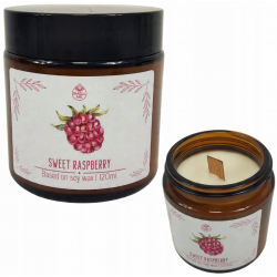 Świeca zapachowa sojowa SWEET RASPBERRY PAVONCELLA 1 szt.