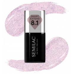 SEMILAC Smart Extend Lakier hybrydowy Glitter Delicate Pink 806