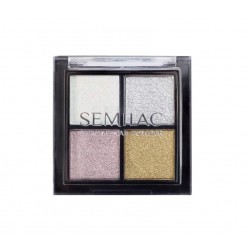 Nail Art. 01 Prasowana paletka pyłków Chrome Palette do paznokci SEMILAC