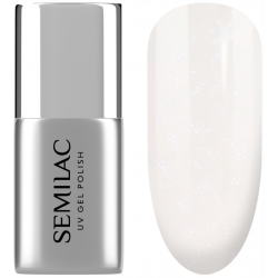 SEMILAC UV Top do Lakierów Hybrydowych MARGARET T32 No Wipe Milky Dust 7 ml