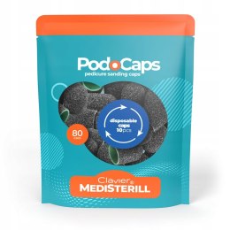 10 x Nakładka Na Frez 10 mm #80 Kapturki Pedicure Clavier