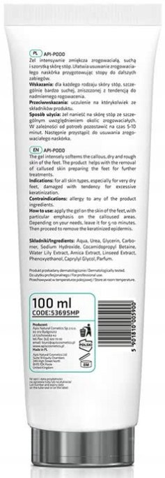 APIS Api-Podo żel zmiękczający do stóp z mocznikiem 30% 100ml
