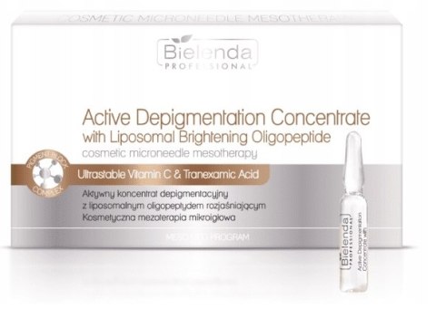 Aktywny Koncentrat Depigmentacyjny Rozjaśniający ampułka BIELENDA 1 x 3 ml