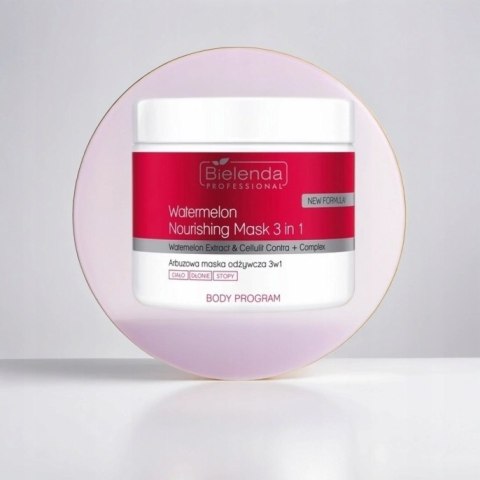 Bielenda Arbuzowa maska odżywcza 3w1 całe ciało skóra sucha 600ml