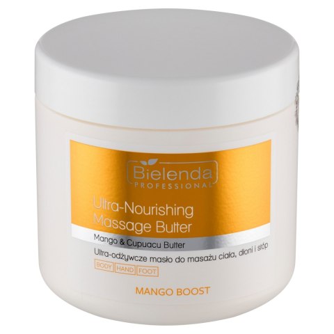 Bielenda Mango Boost masło do masażu ciała, dłoni, stóp 500ml
