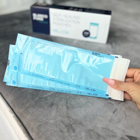 Blanco Puro Torebki Do Sterylizacji Autoklaw 90x230mm Samoprzylepne 200 szt