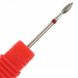 FREZ DIAMENTOWY ŁEZKA DO SKÓREK, AKRYLU, ŻELU, HYBRYD - FRD720-28