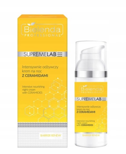 Krem odżywiający do twarzy Bielenda SupremeLab Barrier Renew na noc 50 ml