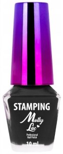 Mollylac Lakier Do Stempli Czarny 10 ml