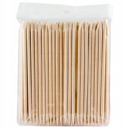 Patyczki do skórek drewniane 140mm 100 szt.