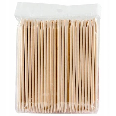 Patyczki do skórek drewniane 140mm 100 szt.
