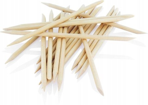 Patyczki do skórek drewniane 140mm 100 szt.