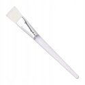 Pędzelek do nakładania masek, alg, parafiny, wosku biały 1szt. J5