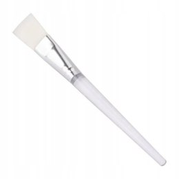 Pędzelek do nakładania masek, alg, parafiny, wosku biały 1szt. J5