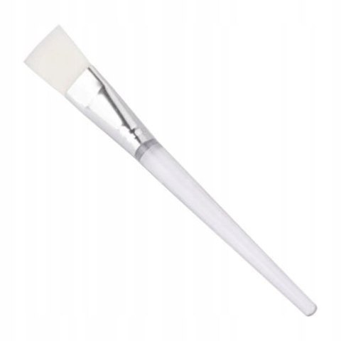 Pędzelek do nakładania masek, alg, parafiny, wosku biały 1szt. J5