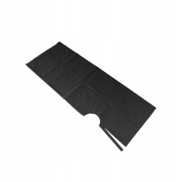 Pelerynki fryzjerskie czarne włókninowe długie jednorazowe op. 25 szt