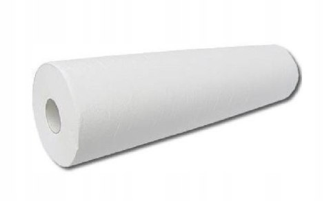 Podkład kosmetyczny papierowy celuloza biały rolka 60cmx80m