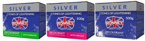Rozjaśniacz do włosów Ronney Silver Argan 500g