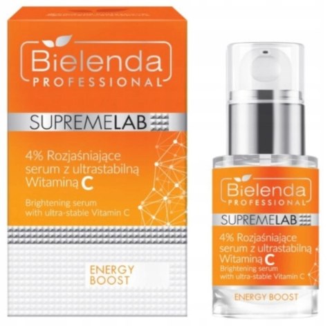 Rozświetlające 4% serum z wit. C Bielenda Professional Supremelab 15 ml