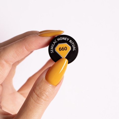 SEMILAC LAKIER HYBRYDOWY 660 HONEY RITUAL 7ML