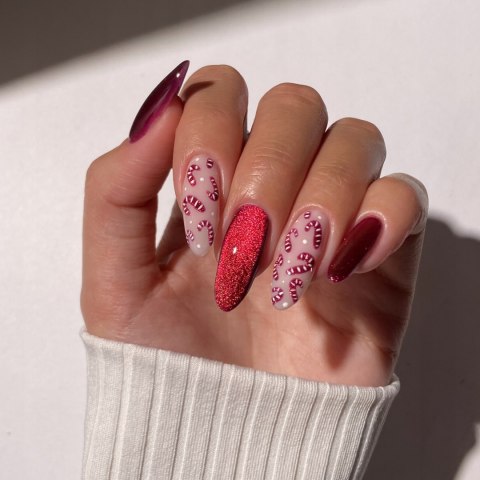 SEMILAC LAKIER HYBRYDOWY 955 HOLLY BERRY RED 7ml