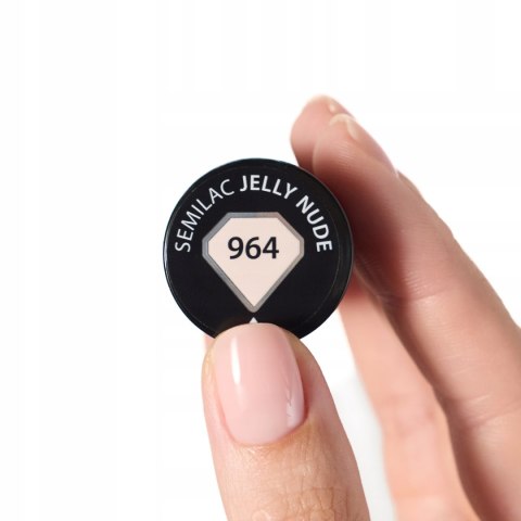SEMILAC LAKIER HYBRYDOWY 964 JELLY NUDE 7ml