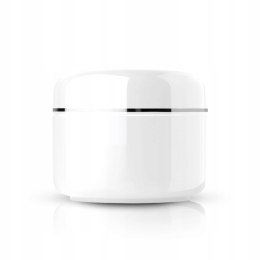 SŁOIK BIAŁY ZE SREBRNĄ OBRAMÓWKĄ 50 ml Z TERMOSEM