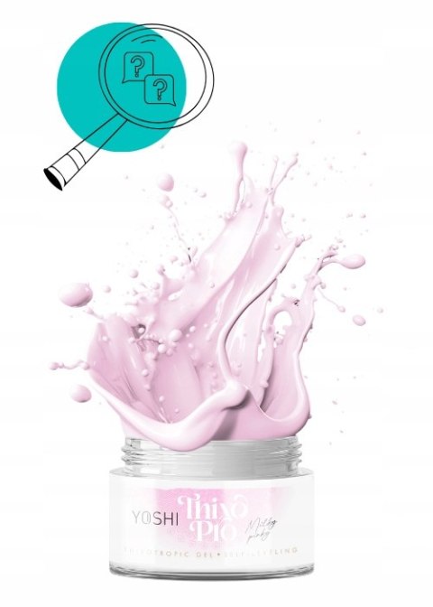 Yoshi Żel Milky Pinky Samopoziomujący Thixo Pro 50 ml