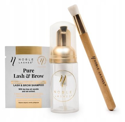Zestaw do codziennej pielęgnacji rzęs i brwi NOBLE LASHES