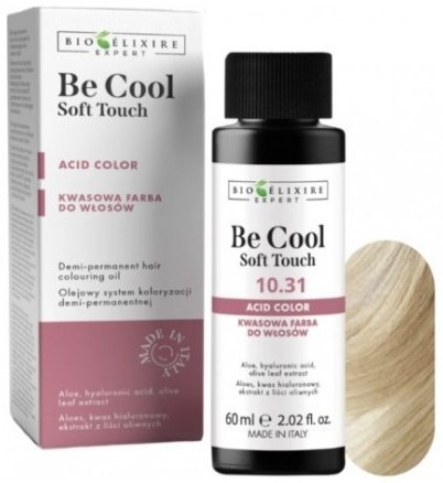 Bioelixire be cool soft touch toner kwasowy do włosów 60ml kolor 10.31