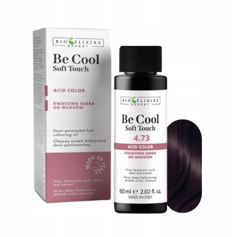 Bioelixire be cool soft touch toner kwasowy do włosów 60ml kolor 4.73