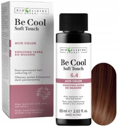 Bioelixire be cool soft touch toner kwasowy do włosów 60ml kolor 6.4