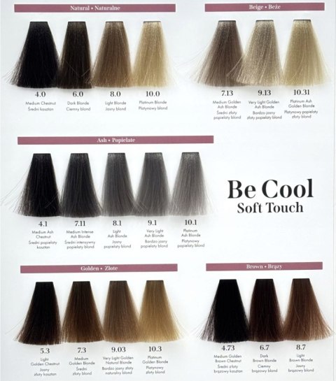 Bioelixire be cool soft touch toner kwasowy do włosów 60ml kolor 6.4