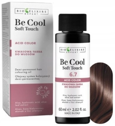 Bioelixire be cool soft touch toner kwasowy do włosów 60ml kolor 6.7