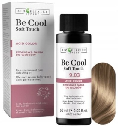 Bioelixire be cool soft touch toner kwasowy do włosów 60ml kolor 9.03