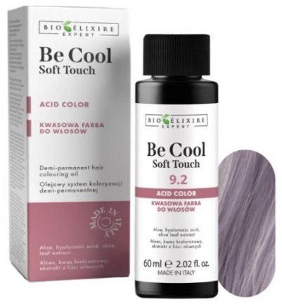 Bioelixire be cool soft touch toner kwasowy do włosów 60ml kolor 9.2