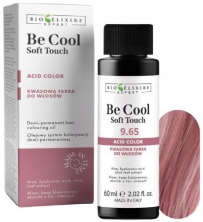 Bioelixire be cool soft touch toner kwasowy do włosów 60ml kolor 9.65