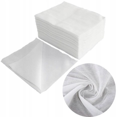 Chusty chusteczki kosmetyczne perforowane płaty 25x38cm op. 100 szt