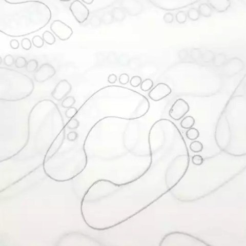 DYWANIK-MATA ZE STOPAMI DO PEDICURE ROLKA 100 SZT