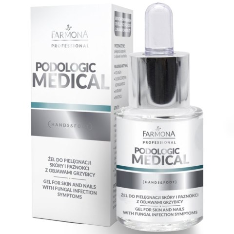 FARMONA PODOLOGIC MEDICAL ŻEL DO SKÓRY I PAZNOKCI Z OBJAWAMI GRZYBICY 15ML